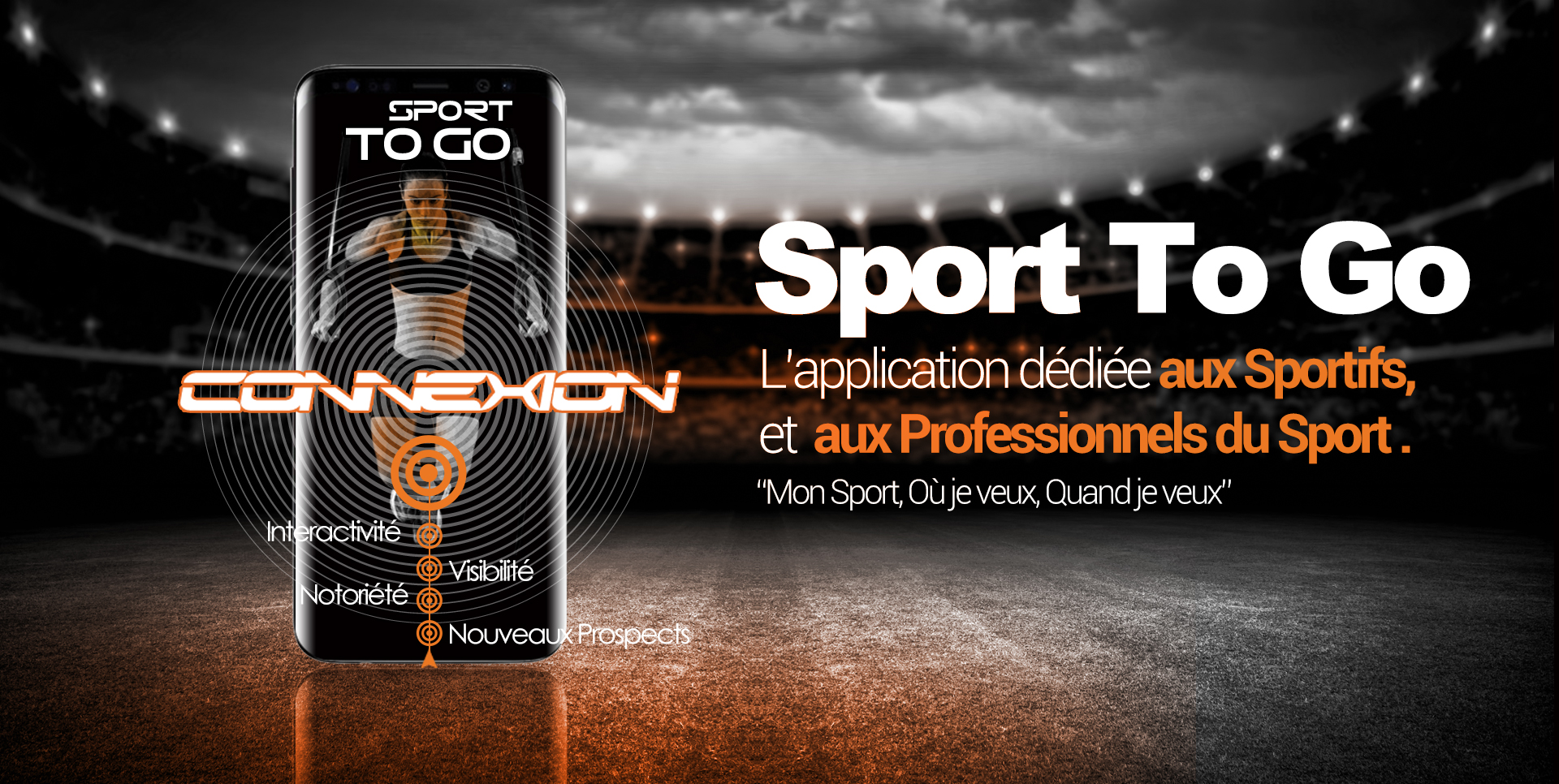Sport To Go, application dédiée aux sportifs et aux professionnels du sport.